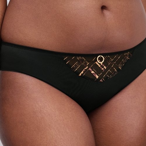 Chantelle Graphic Support noir slip