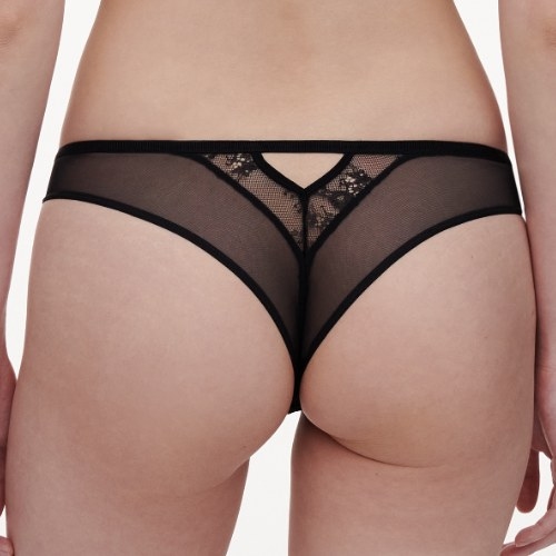 Chantelle Poison noir culotte string
