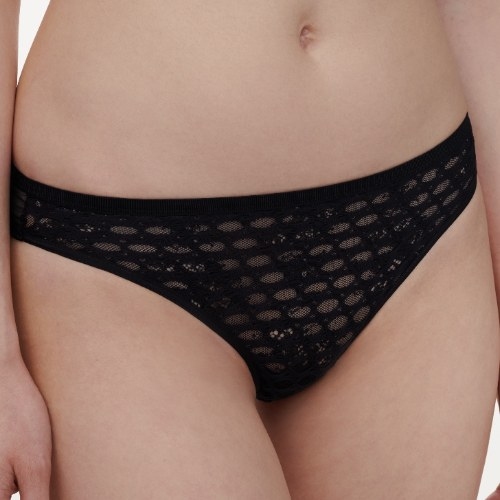 Chantelle Poison noir culotte string