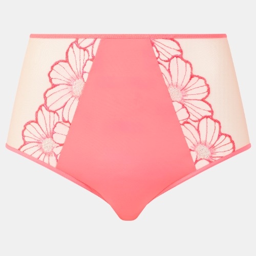 Chantelle Lush corail haut slip