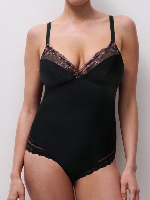 Chantelle Lily noir corselet
