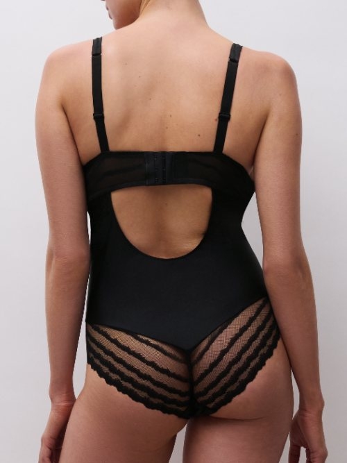 Chantelle Lily noir corselet