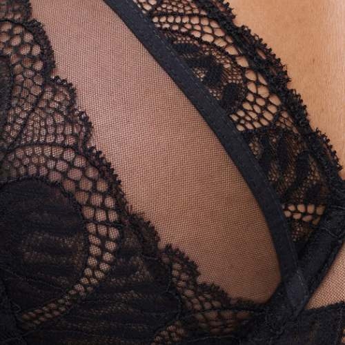 Chantelle Amor noir soutien-gorge sans forme
