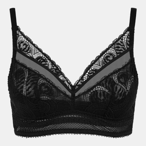 Chantelle Amor noir soutien-gorge sans armatures en dentelle