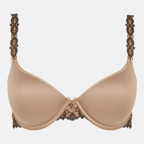 Chantelle Champ Elysees marron soutien-gorge rembourré