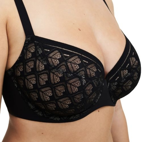 Chantelle Ace noir soutien-gorge sans forme
