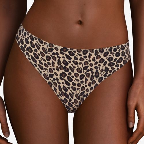 Chantelle SoftStretch marron/print culotte string