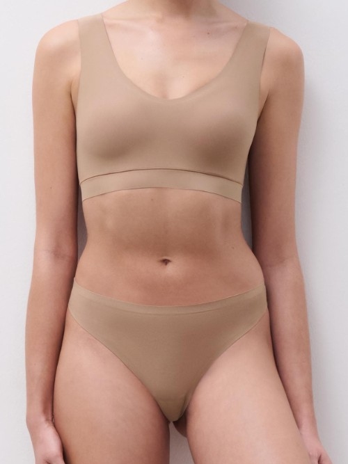 Chantelle SoftStretch marron culotte string