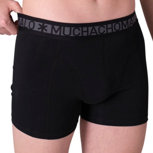 Muchachomalo Solid  noir/rouge boxer
