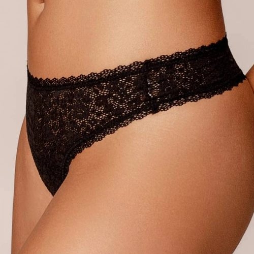 Salon Royal Joy noir culotte string