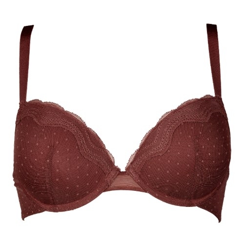 After Eden Embroidery berry soutien-gorge rembourré