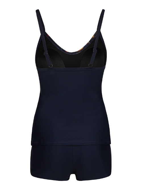 Mila Ocean bleu marine/print tankini set