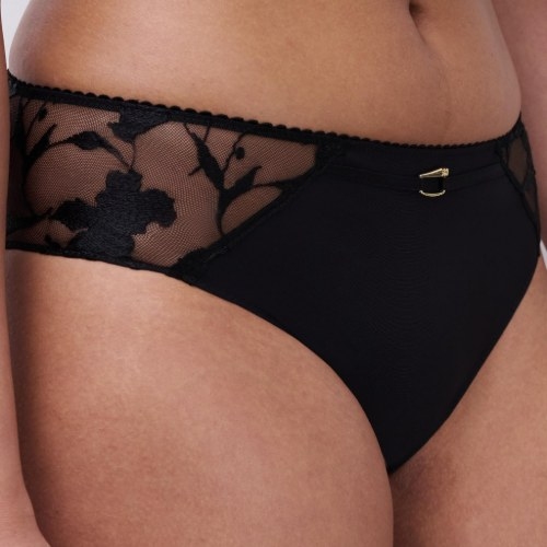 Chantelle Idyll vert olive slip