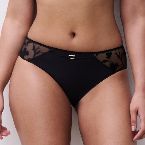 Chantelle Idyll vert olive slip