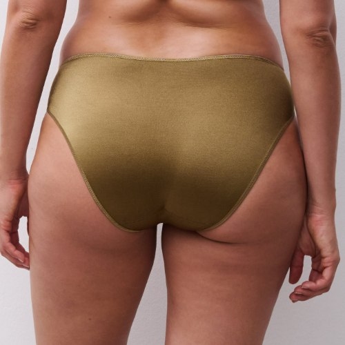 Chantelle Hedona vert olive slip