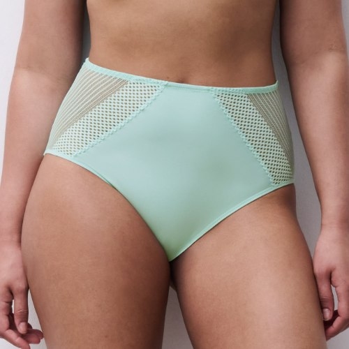 Chantelle Pulp Play vert haut slip