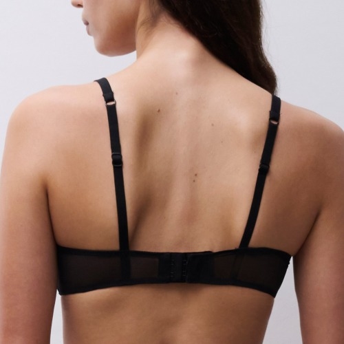Chantelle X Scarlet noir soutien-gorge sans forme