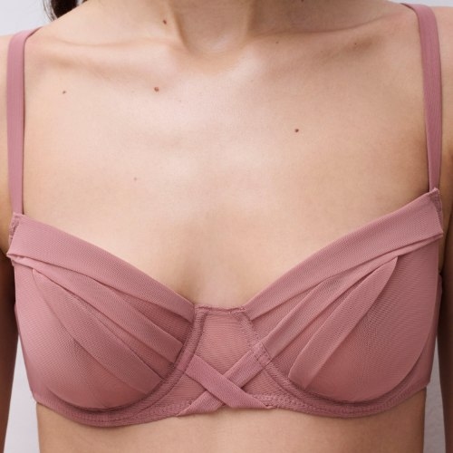 Chantelle X Scarlet rose soutien-gorge sans forme