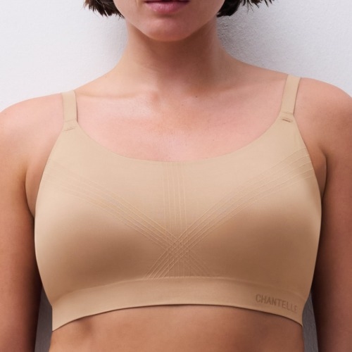 Chantelle Comfort terracotta soutien-gorge sans armatures en dentelle