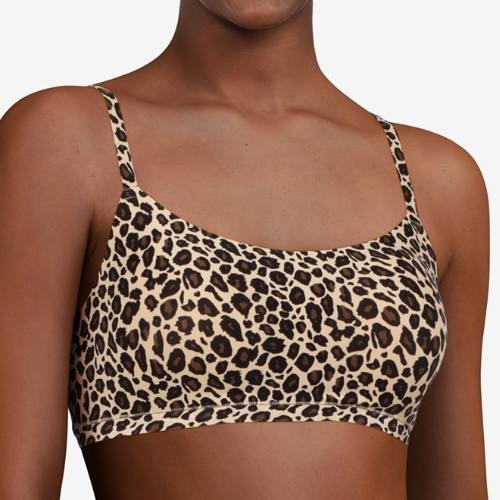 Chantelle SoftStretch marron soutien-gorge sans armatures en dentelle