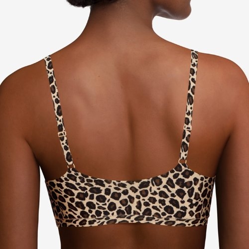 Chantelle SoftStretch marron soutien-gorge sans armatures en dentelle