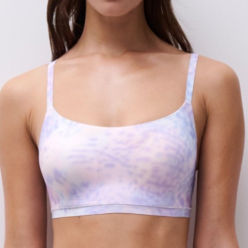 Chantelle SoftStretch lilas soutien-gorge sans armatures en dentelle