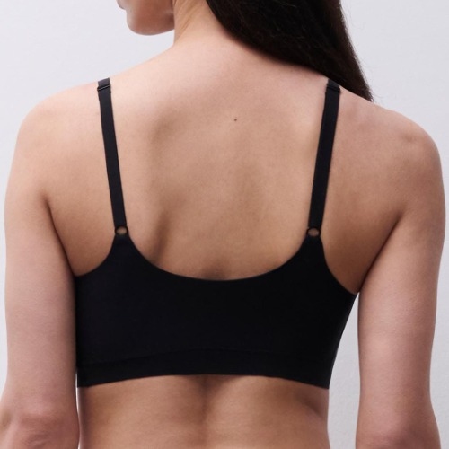Chantelle SoftStretch noir soutien-gorge sans armatures en dentelle