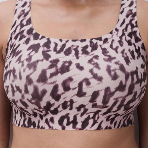 Chantelle SoftStretch rose soutien-gorge sans armatures en dentelle