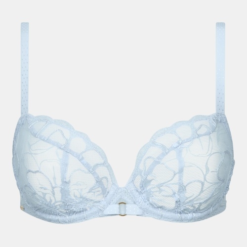 Chantelle Fleurs bleu glacier soutien-gorge sans forme
