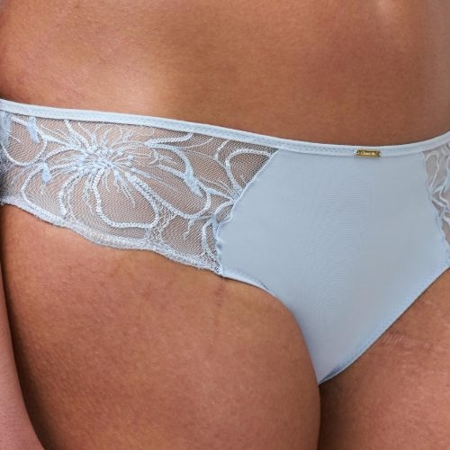 Chantelle Fleurs bleu glacier slip