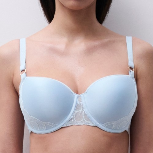 Chantelle Fleurs bleu glacier soutien-gorge rembourré