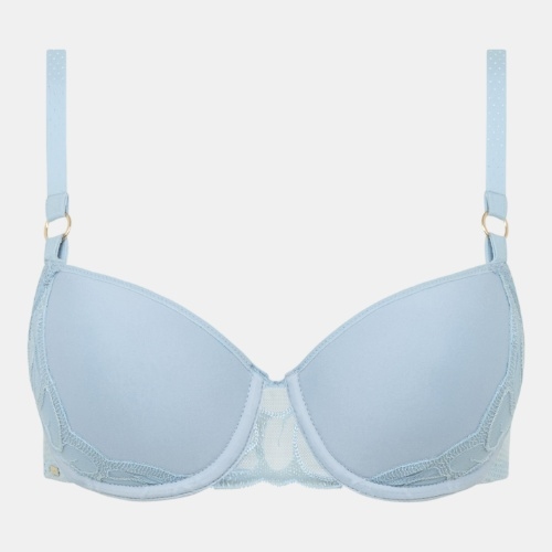 Chantelle Fleurs bleu glacier soutien-gorge rembourré