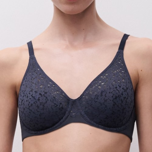 Chantelle EasyFeel Norah Chic bleu marine soutien-gorge sans forme