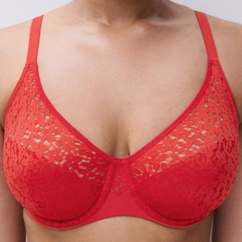 Chantelle EasyFeel Norah poppy red soutien-gorge sans forme