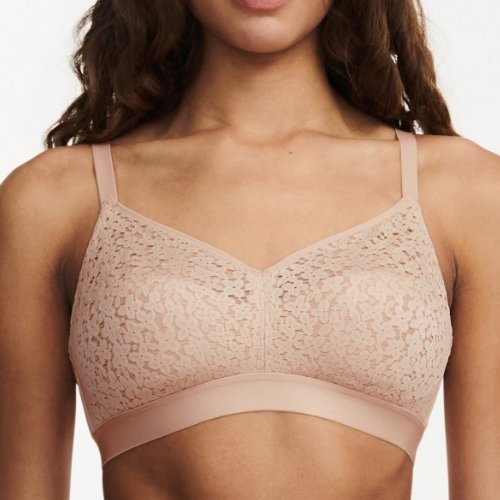 Chantelle EasyFeel Norah beige soutien-gorge sans armatures en dentelle