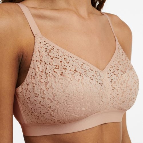Chantelle EasyFeel Norah beige soutien-gorge sans armatures en dentelle