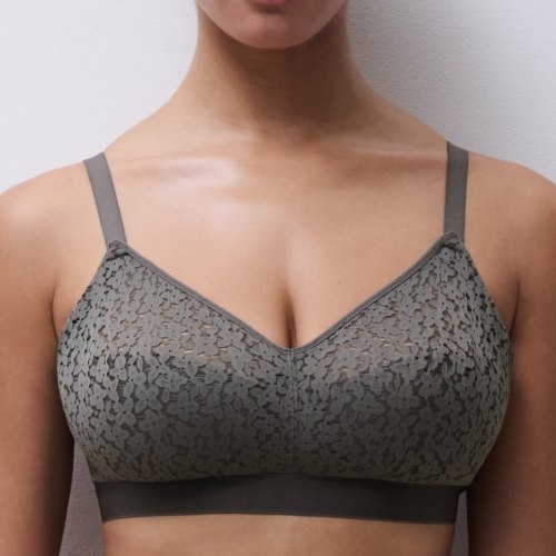 Chantelle EasyFeel Norah vert soutien-gorge sans armatures en dentelle