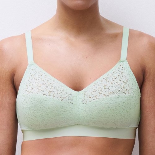 Chantelle EasyFeel Norah vert soutien-gorge sans armatures en dentelle