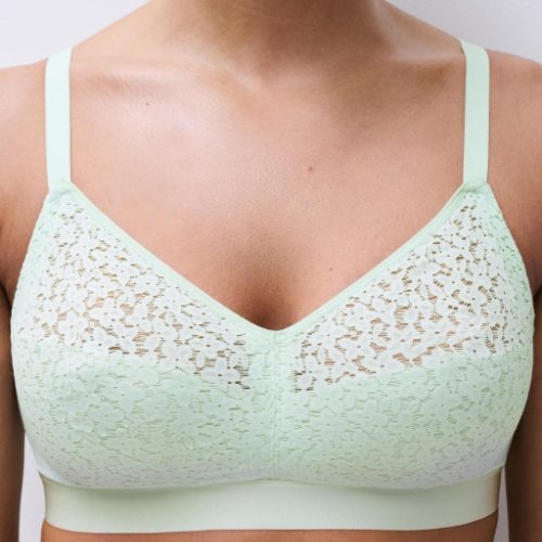 Chantelle EasyFeel Norah vert soutien-gorge sans armatures en dentelle