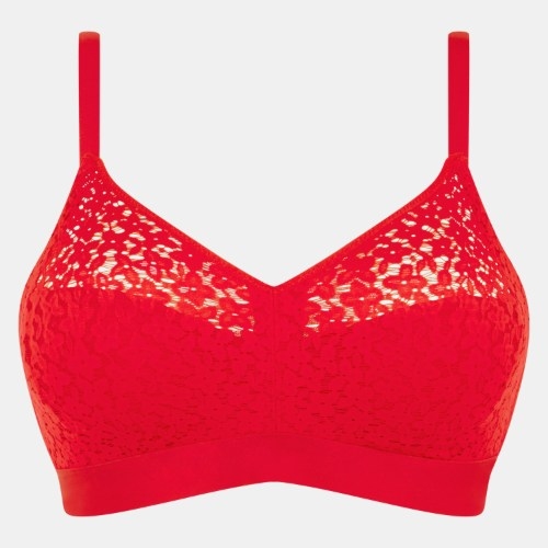 Chantelle EasyFeel Norah poppy red soutien-gorge sans armatures en dentelle