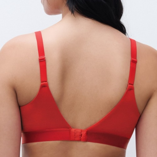 Chantelle EasyFeel Norah poppy red soutien-gorge sans armatures en dentelle