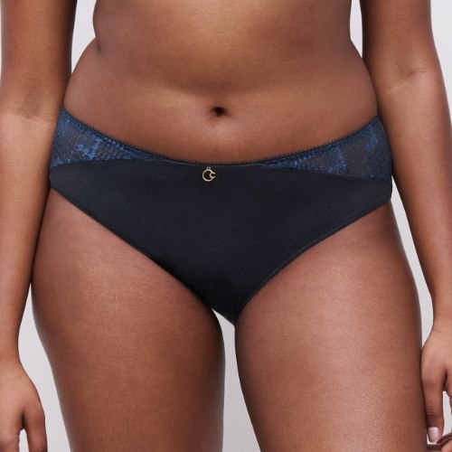 Chantelle Intrique bleu marine slip