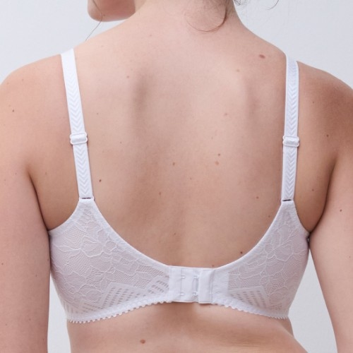 Chantelle Origins blanc soutien-gorge sans armatures en dentelle
