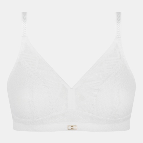 Chantelle Origins blanc soutien-gorge sans armatures en dentelle