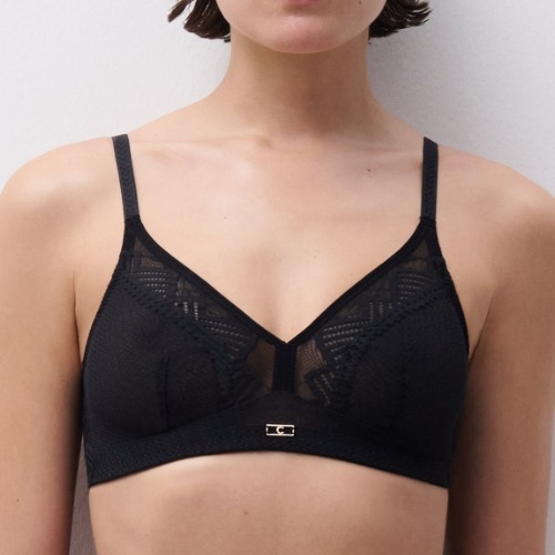 Chantelle Origins noir soutien-gorge sans armatures en dentelle