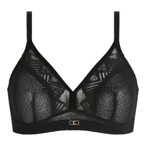 Chantelle Origins noir soutien-gorge sans armatures en dentelle