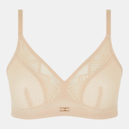 Chantelle Origins beige soutien-gorge sans armatures en dentelle
