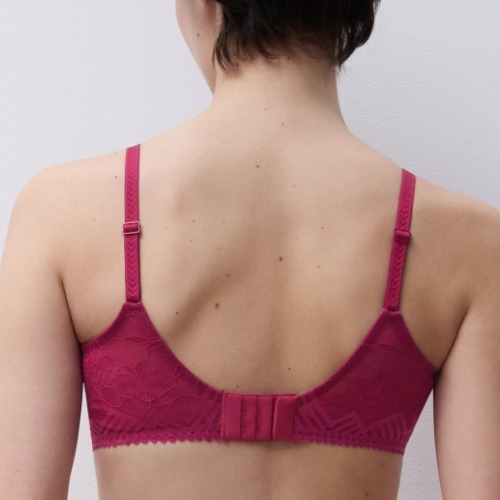Chantelle Origins rouge soutien-gorge sans armatures en dentelle