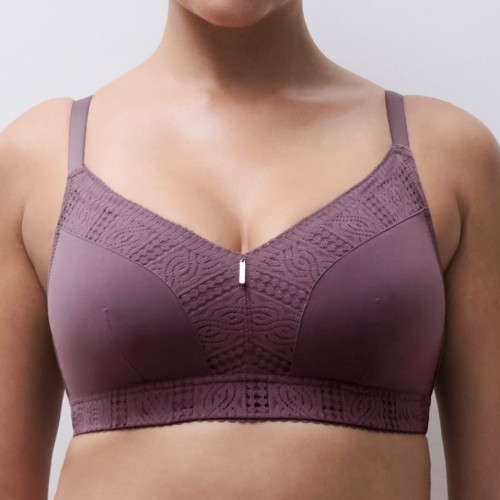 Chantelle EasyFeel Easy Support violet soutien-gorge sans armatures en dentelle