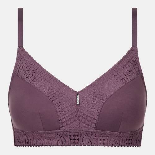 Chantelle EasyFeel Easy Support violet soutien-gorge sans armatures en dentelle